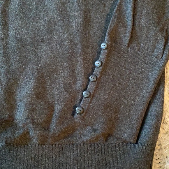 LOFT Grey Cotton Sweater - Picture 3 of 5